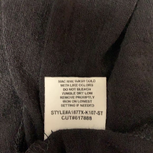 Cha cha vente button down with tie SZ 3X - Picture 9 of 9